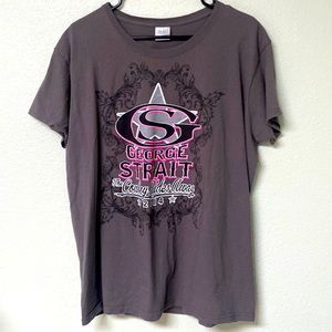 Gildan George Straight 2014 Concert T-Shirt Size XL